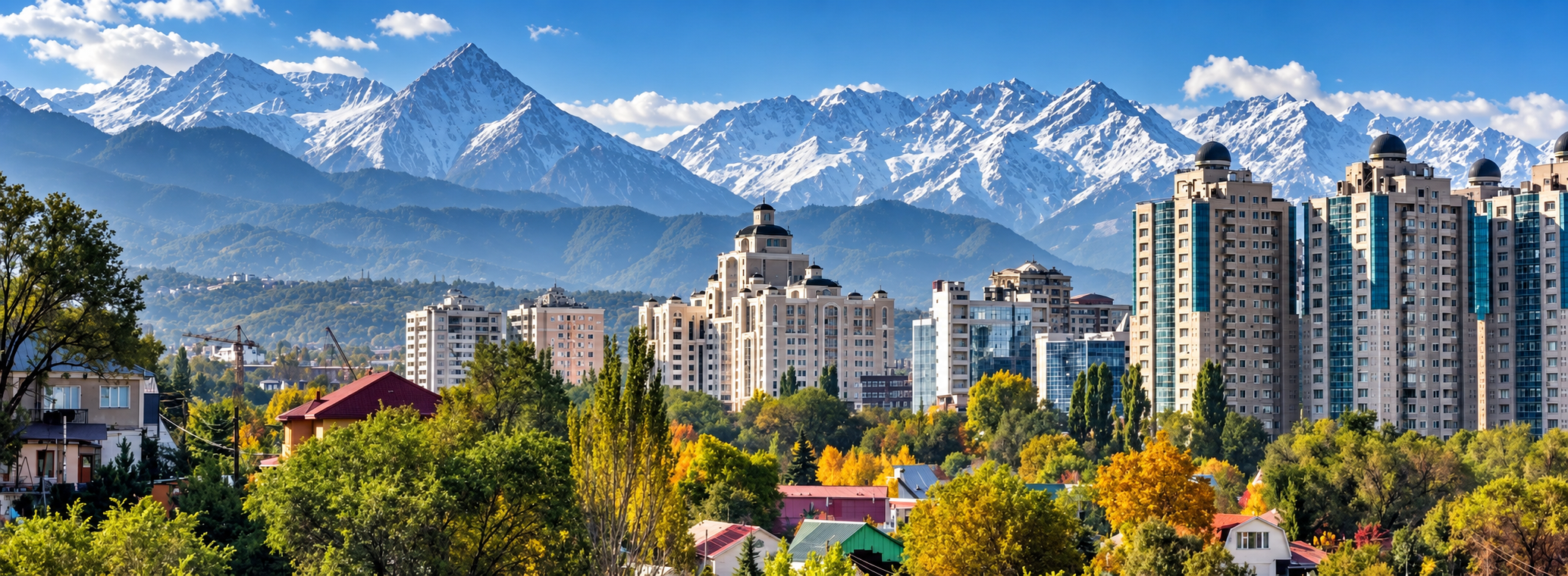 AlpineCitySkylineinAutumn