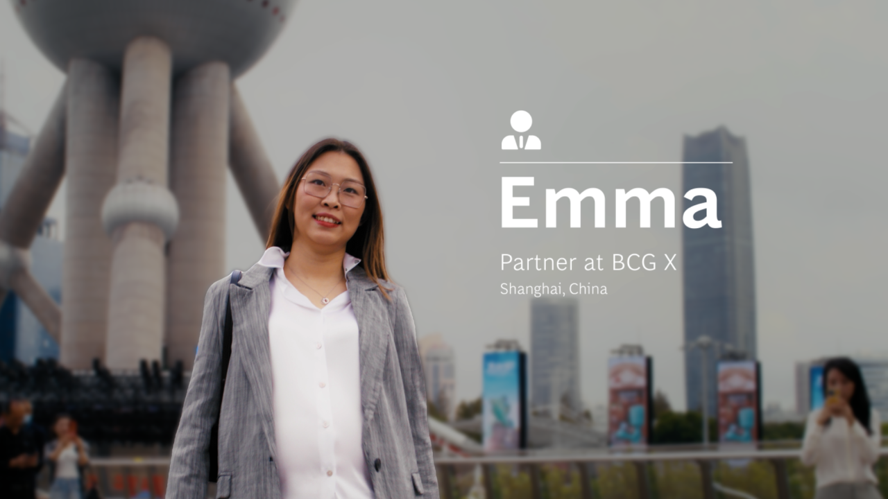 Emma Partner BCG X walking
