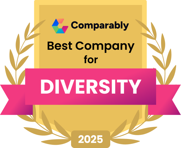 Comparably Award: Best Company for Diversity 2025