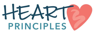 Logo displaying the words “HEART Principles” with a stylized heart graphic integrated into the design.