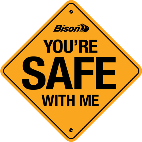 Safe With Me Sign