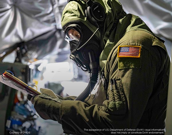 soldier-in-a-mask-working-in-a-plane