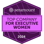 Seramount 2024 Badges Top Company for Executive Women