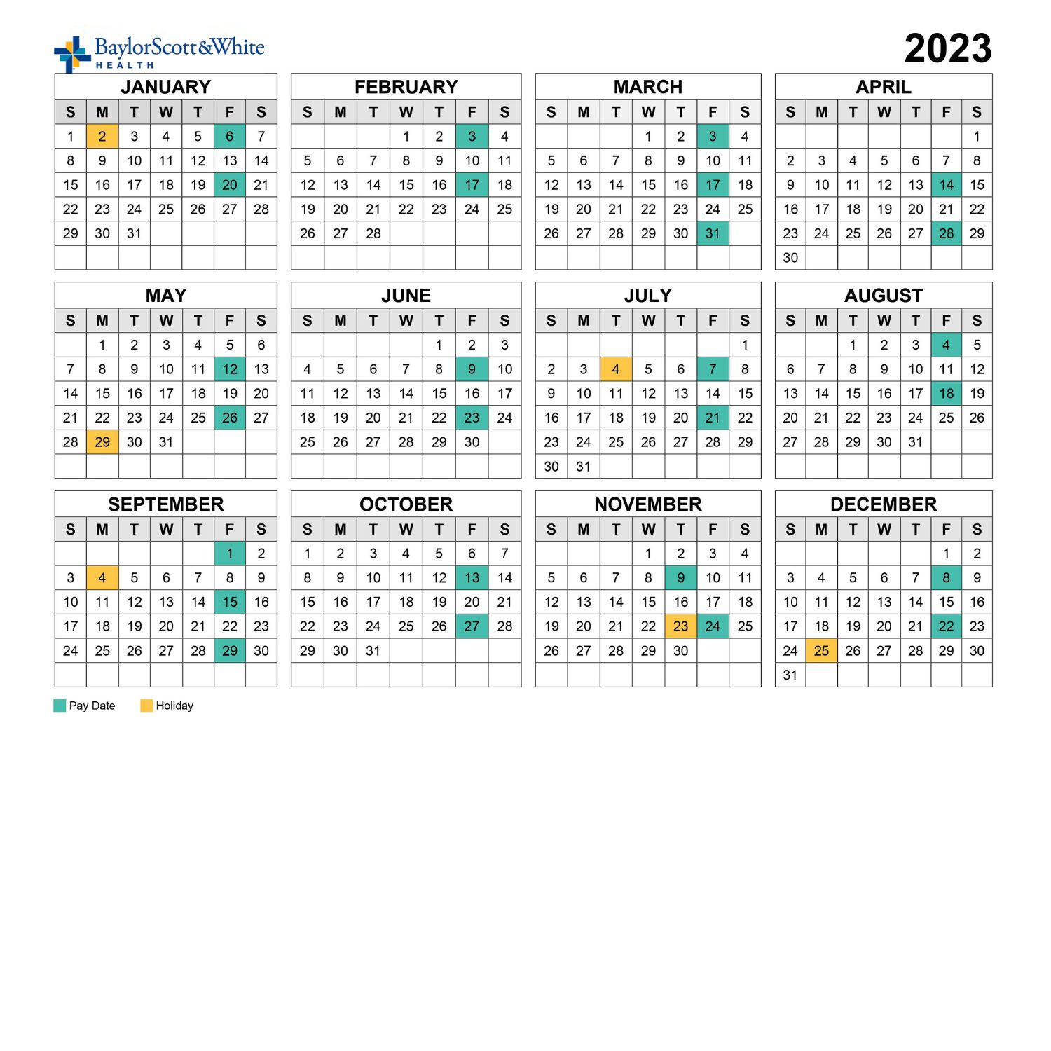 Review Payroll Information | Baylor Scott & White Health