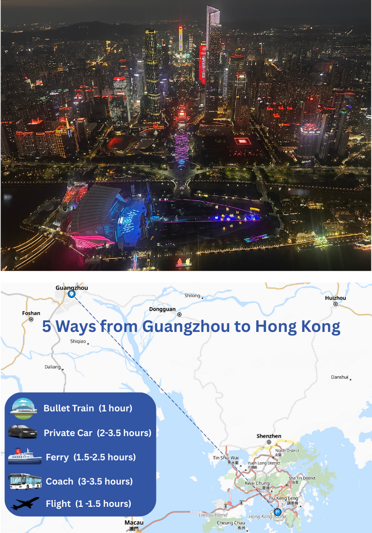 5WaysFromGuangzhoutoHongKong