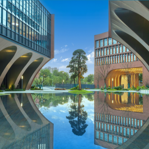 BASIS International &amp; Bilingual School Wuhan exterior pond