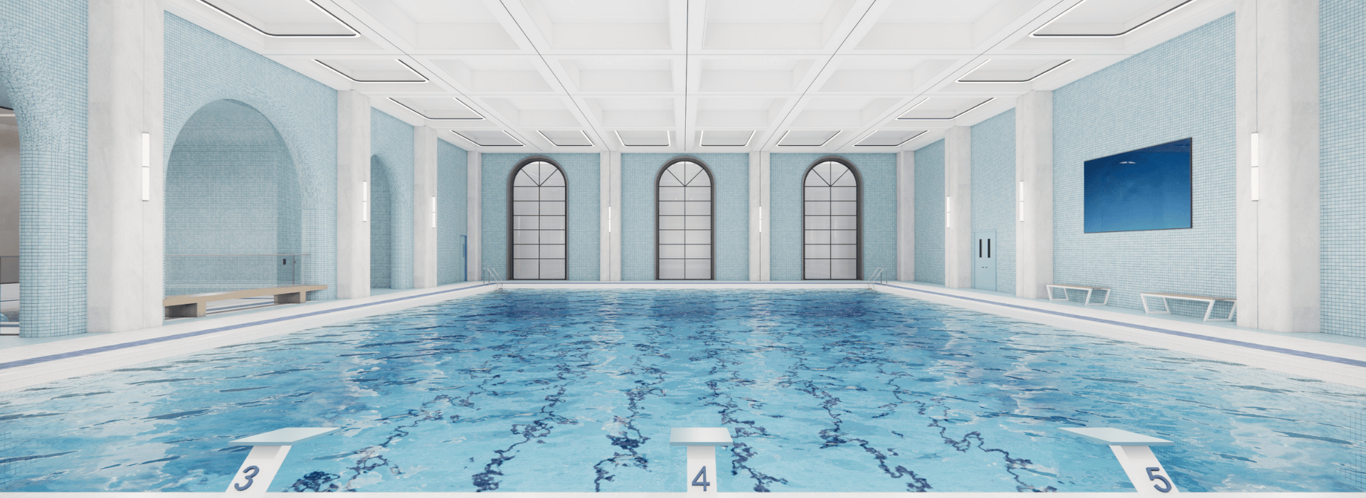 BASIS Bilingual School Beijing Swimming Pool Rendering