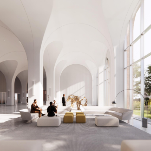 BASIS International & Bilingual School Wuhan lobby rendering