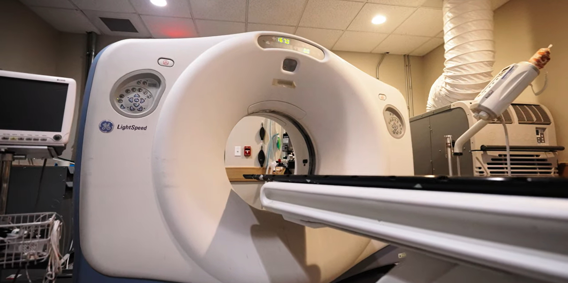 A view of a CT machine; screenshot taken from BluePearl's IM Spotlight video.