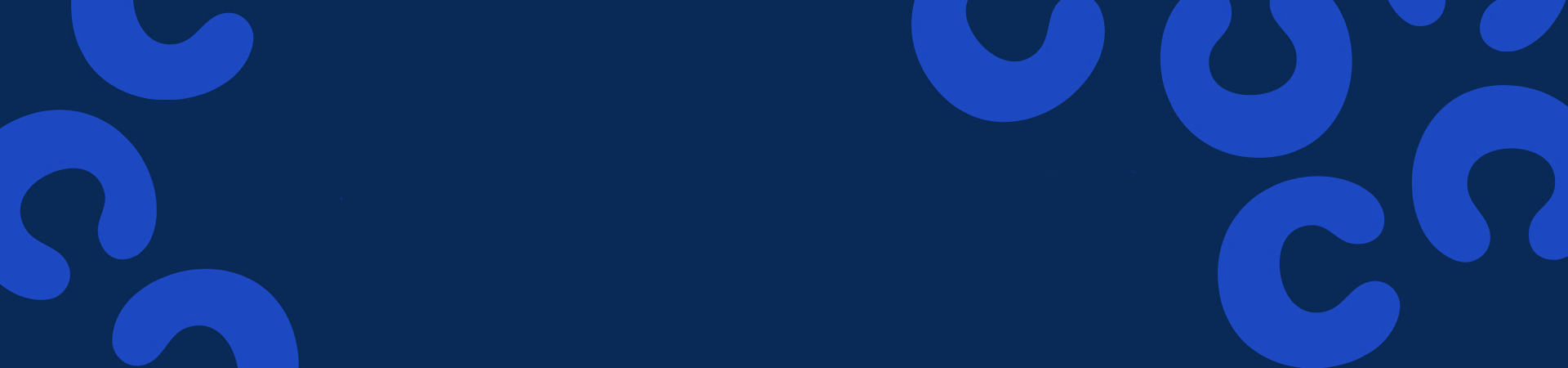 A blue banner image