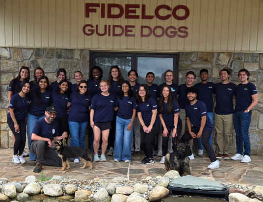 OLDP associates posing at a volunteer event