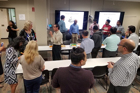 Cigna team members showing their support at a community parade.