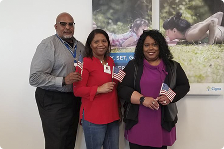 Our Salute ERG members celebrate Veterans Day