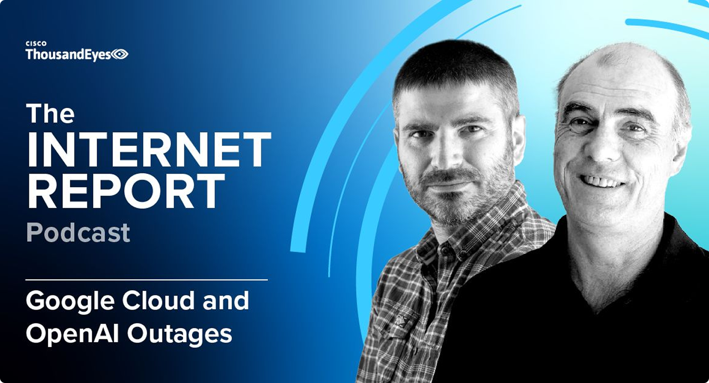  Image of two men in front of a blue background.