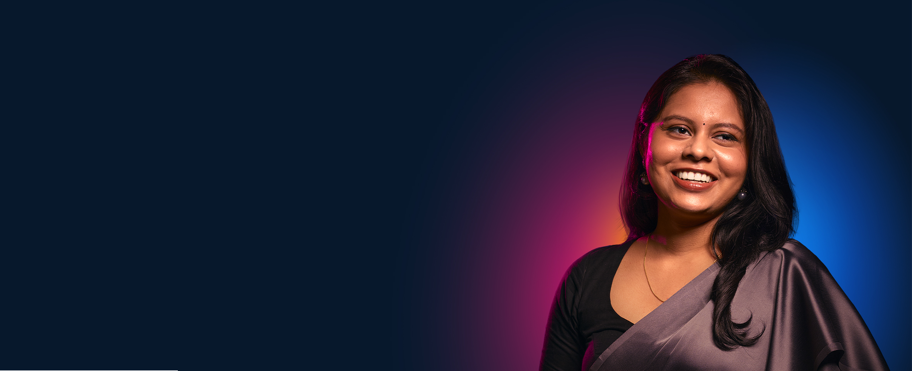 Picture of Benmol A., one of Cisco's employees in the Bangalore office.