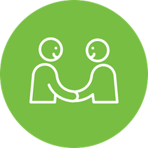Team members collaborating