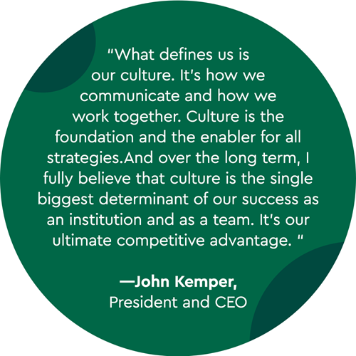 What defines us is our culture.