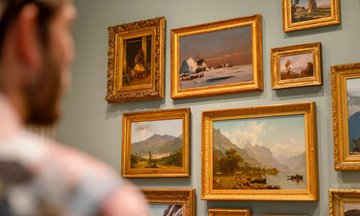 paintings in museum
