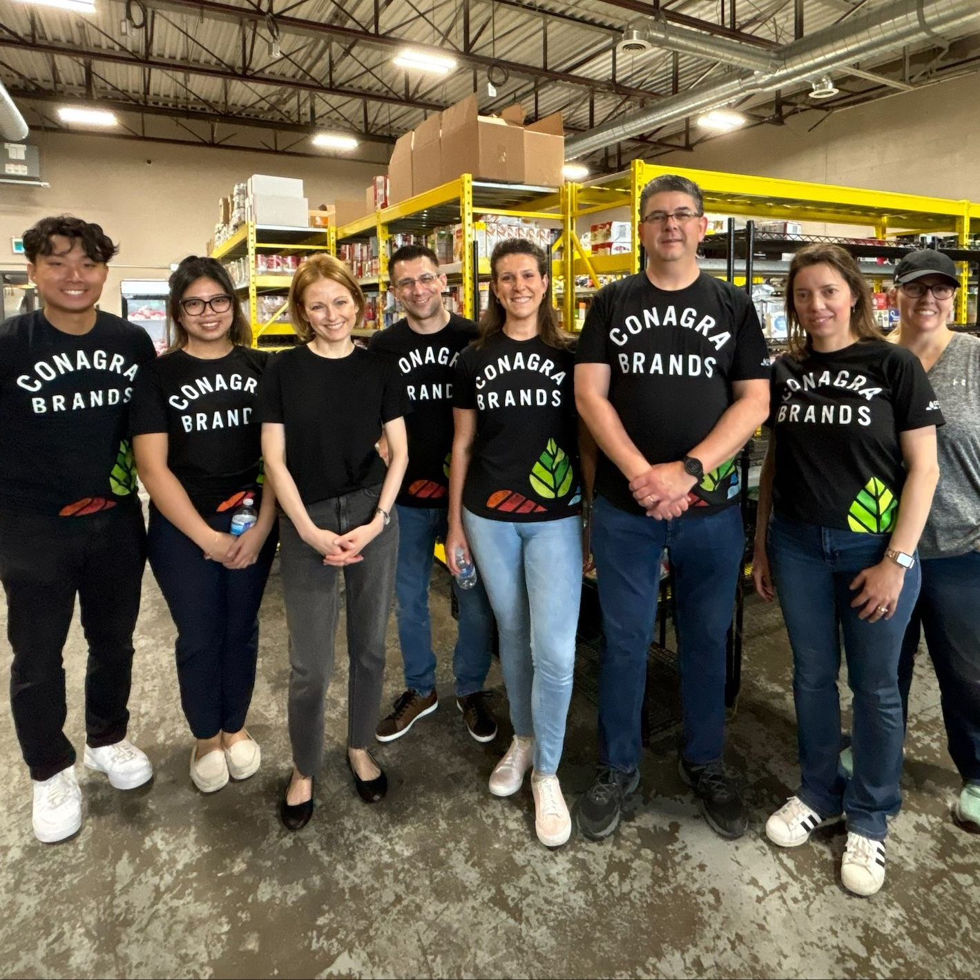 Group photo of the team at SEVA during the 2024 Month of Service.