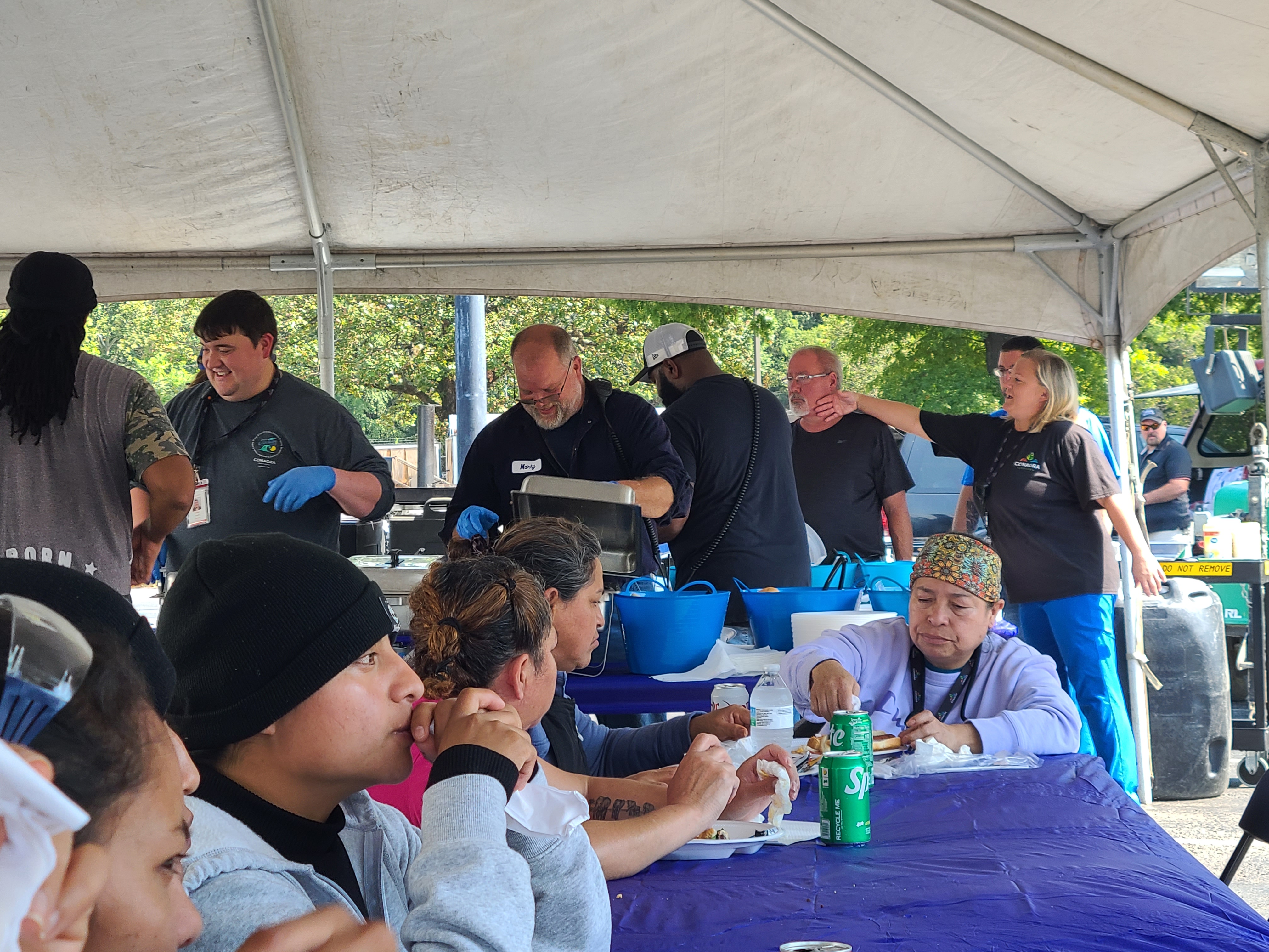 BBQ hosted for Jackson employees