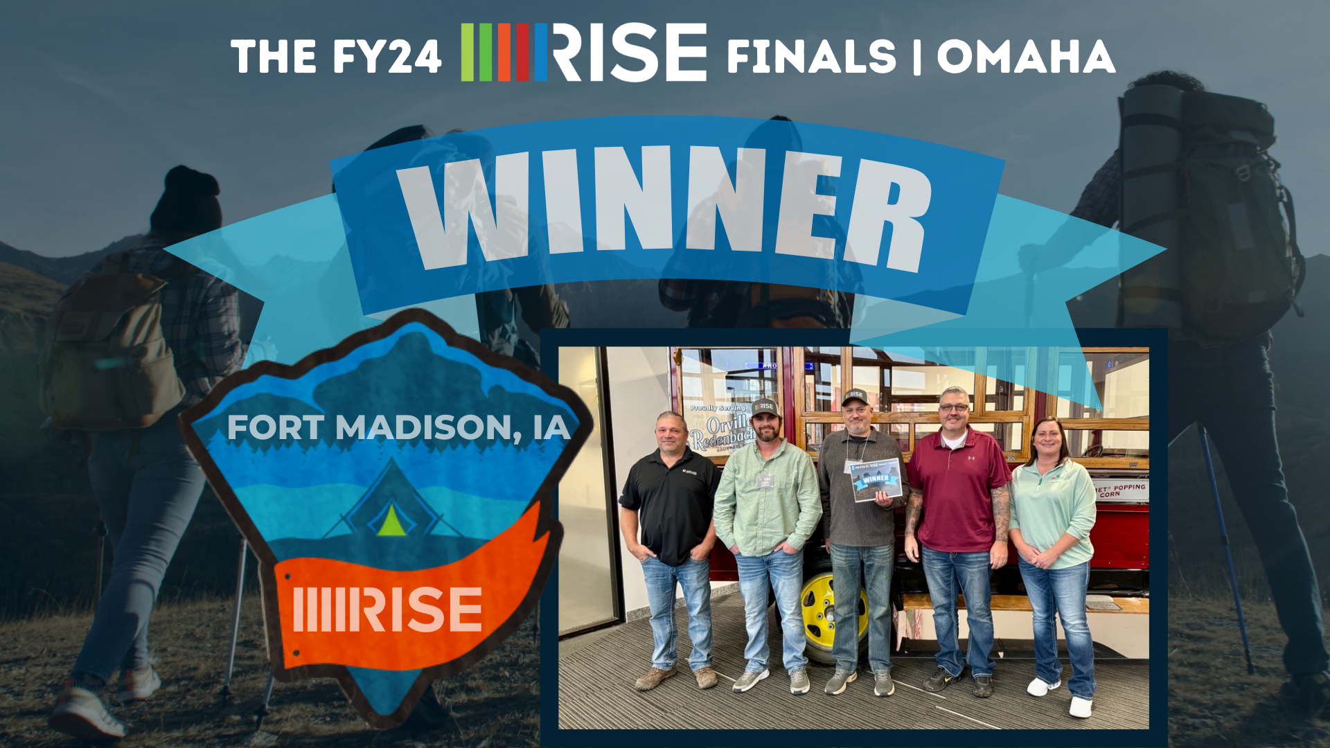 The Conagra Fort Madison team was recognized as a RISE winner