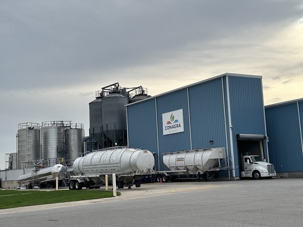 The exterior of the Rensselaer plant