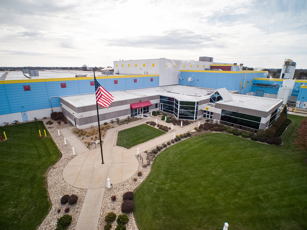 The front entrance of the Waterloo Plant