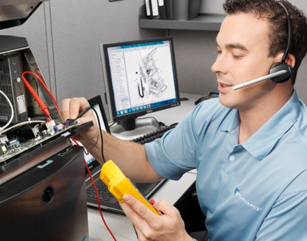 Photograph of Videojet associates in office