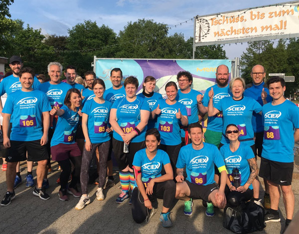 Photograph of Sciex associates in group photo