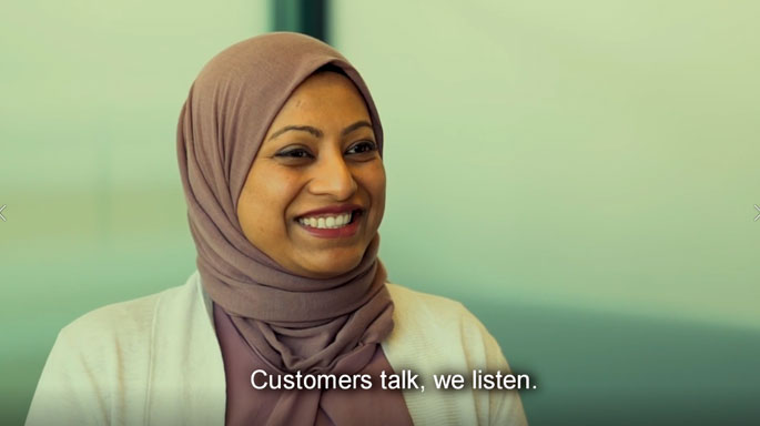 Photograph of Sciex associate in office