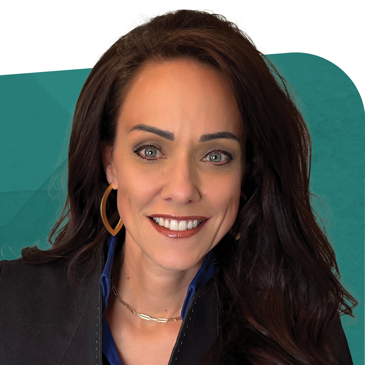 Lanae Pierce, Corporate Account Manager at ChemTreat, smiling against a teal background