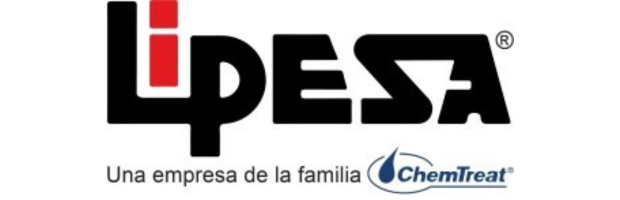 Black and red Lipesa logo with the text "una empresa de la familia ChemTreat"