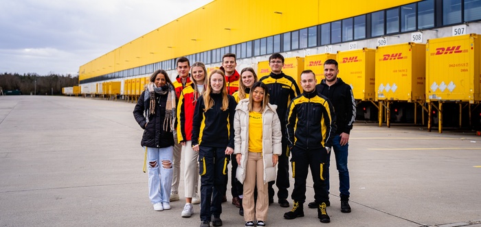 Auszubildende bei DHL Group