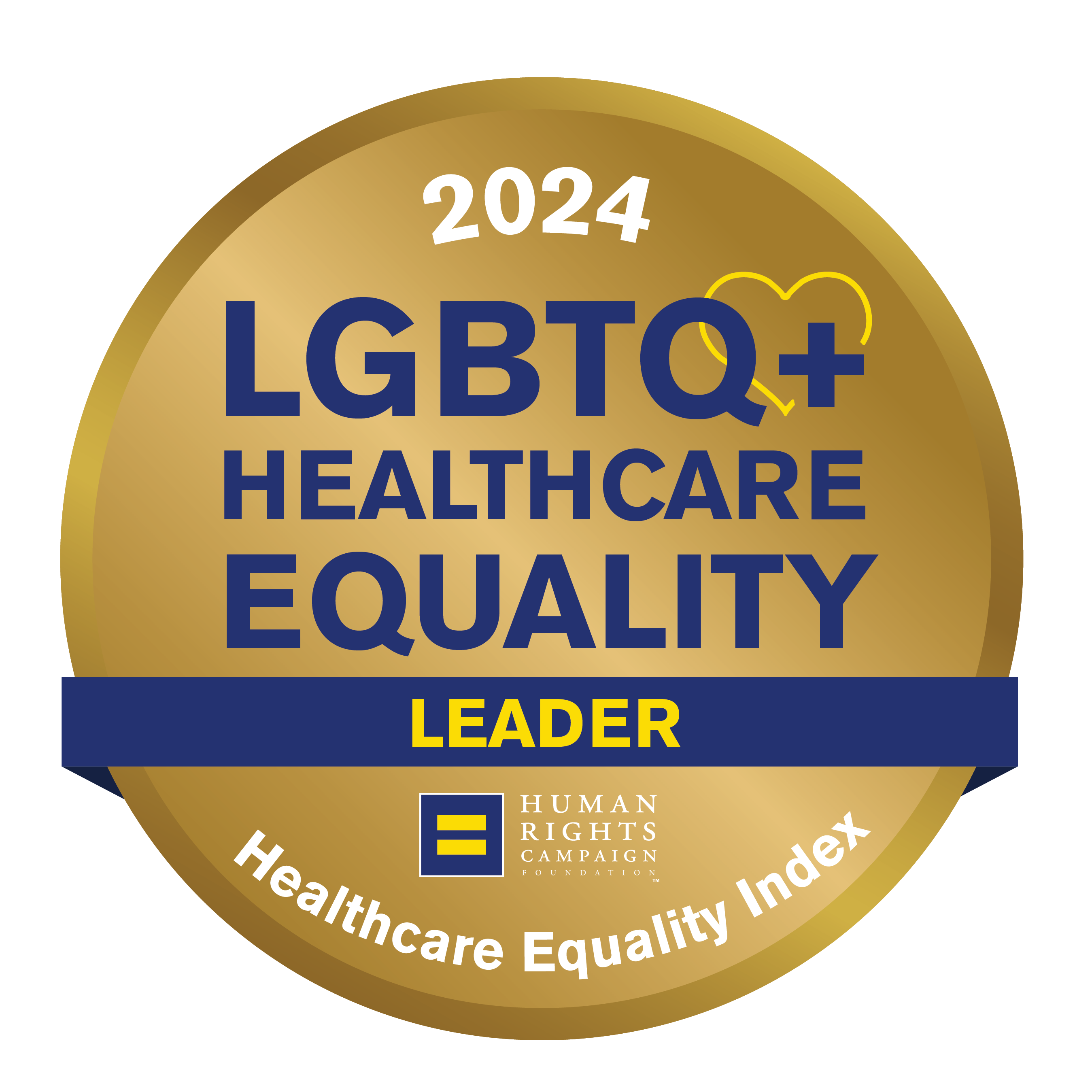 Healthcare Equality Index award badge.