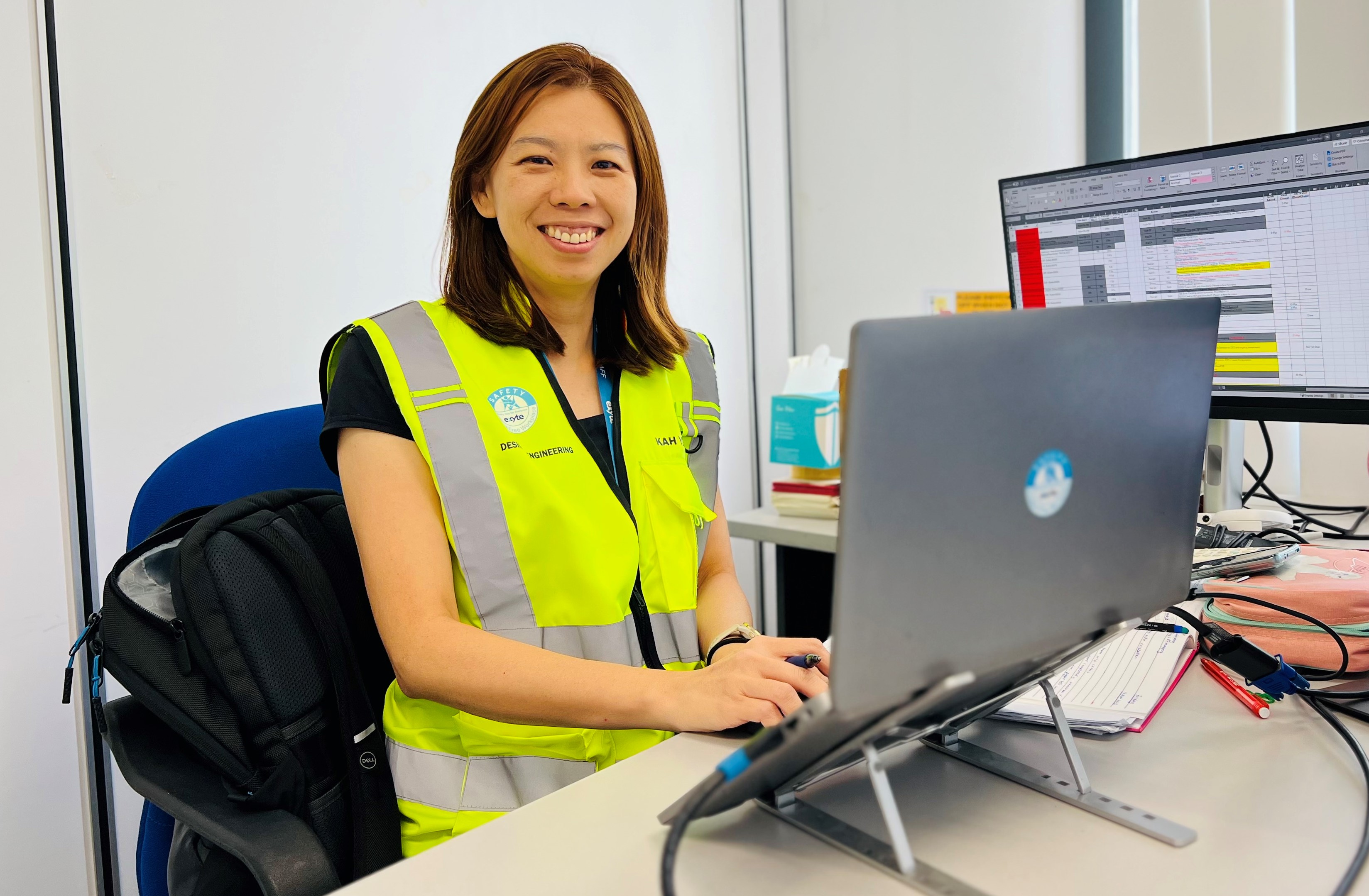 Photo of Exyte engineer Tan Kah Yen