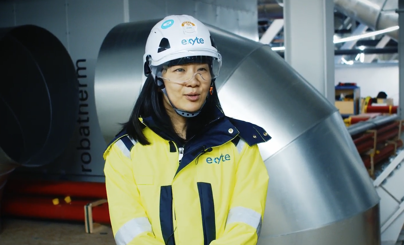 Photo of Exyte employee Jane Zheng, who works on large semiconductor projects