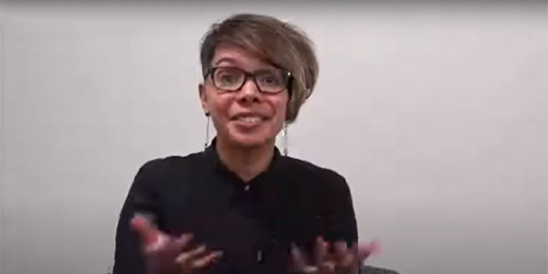 Screenshot from Sady Fischer video