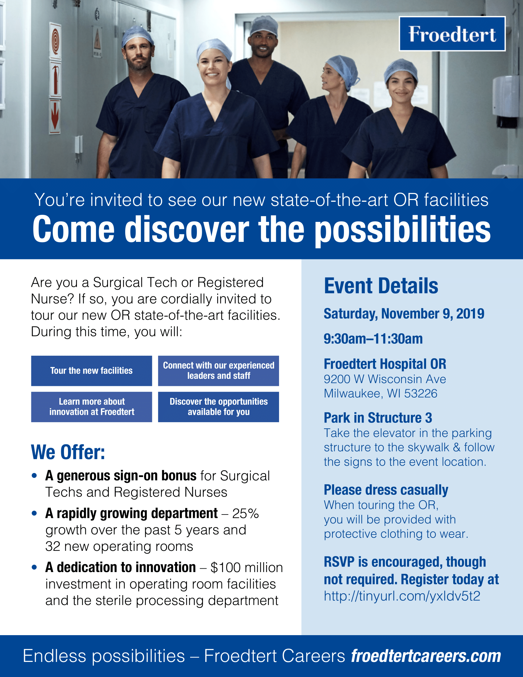 Froedtert Surgical Tech Or Rn Hiring Event