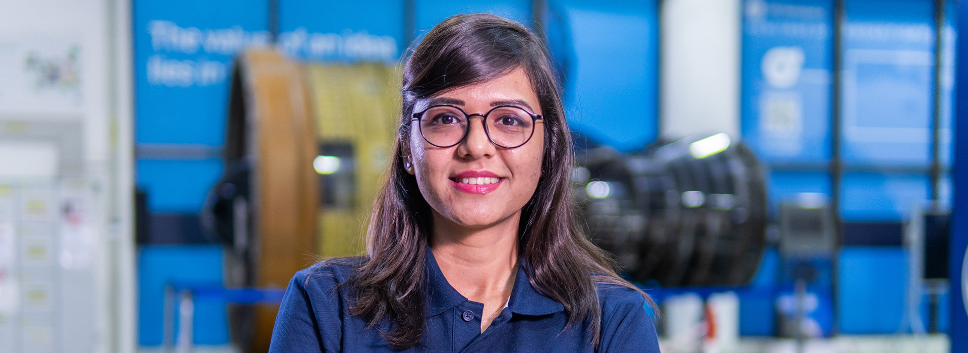 female employee at Bengaluru