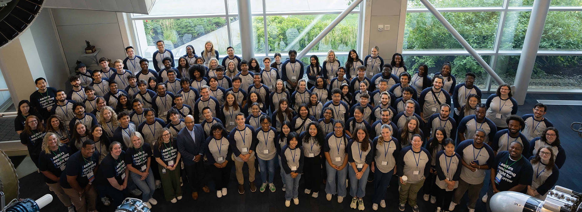 Overhead group image of attendees of the LIFT Summit