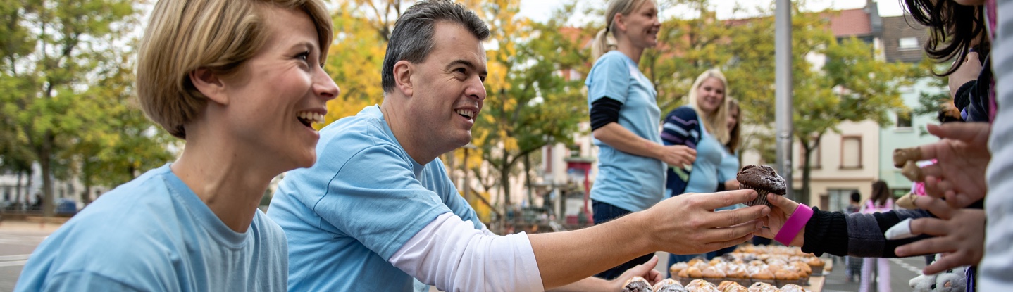 Team Members volunteering in the community