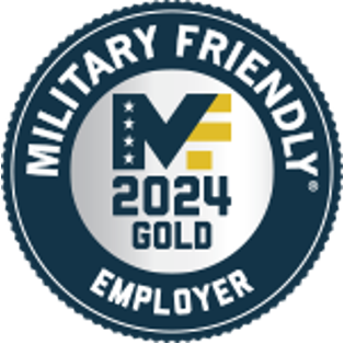 Military Friendly 2024 Gold Employer by Viqtory Media