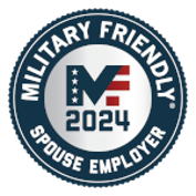 Military Friendly 2024 Spouse Employer by Viqtory Media