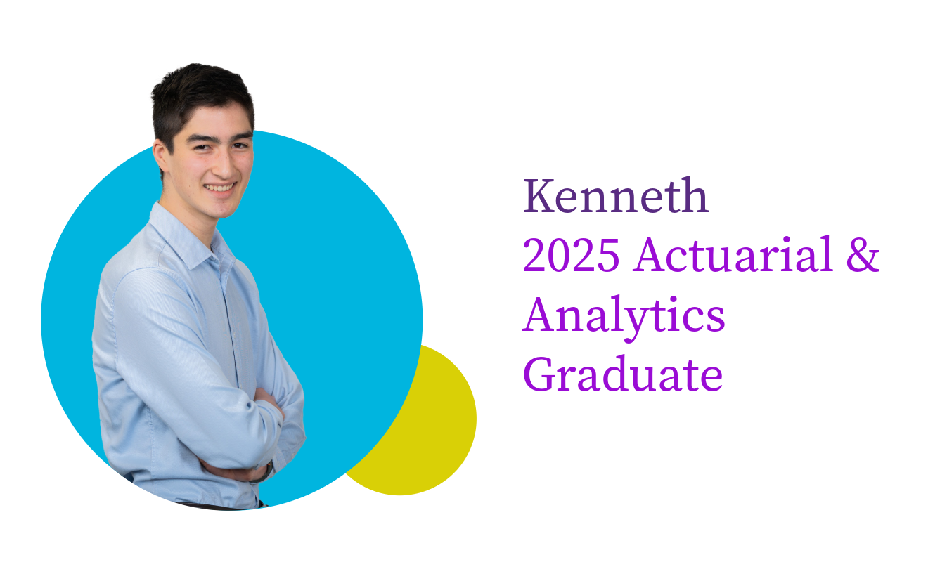 Image of Kenneth: 2025 Actuarial & Analytics Graduate