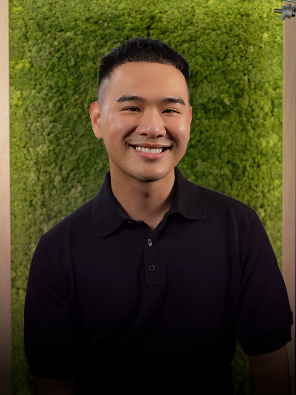 IAG customer service member, smiling at camera