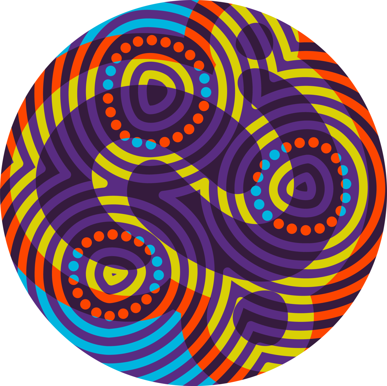 IAG's indigenous artwork that represents Australia and the Torres Strait Islands, and IAG's commitment to our RAP and our Indigenous employees.