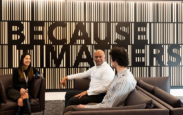 Montage of headshots of ICF employees