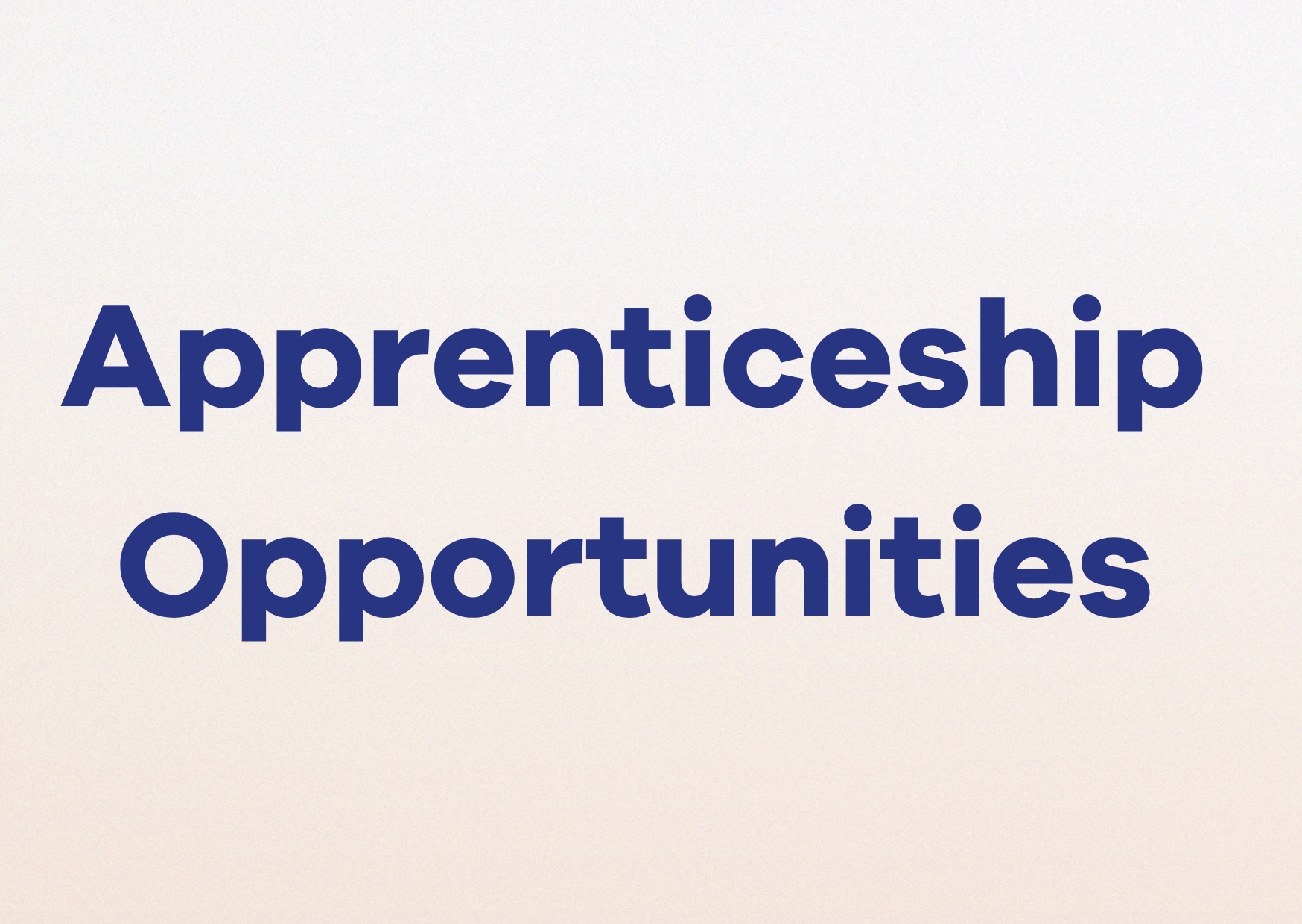 apprentiships