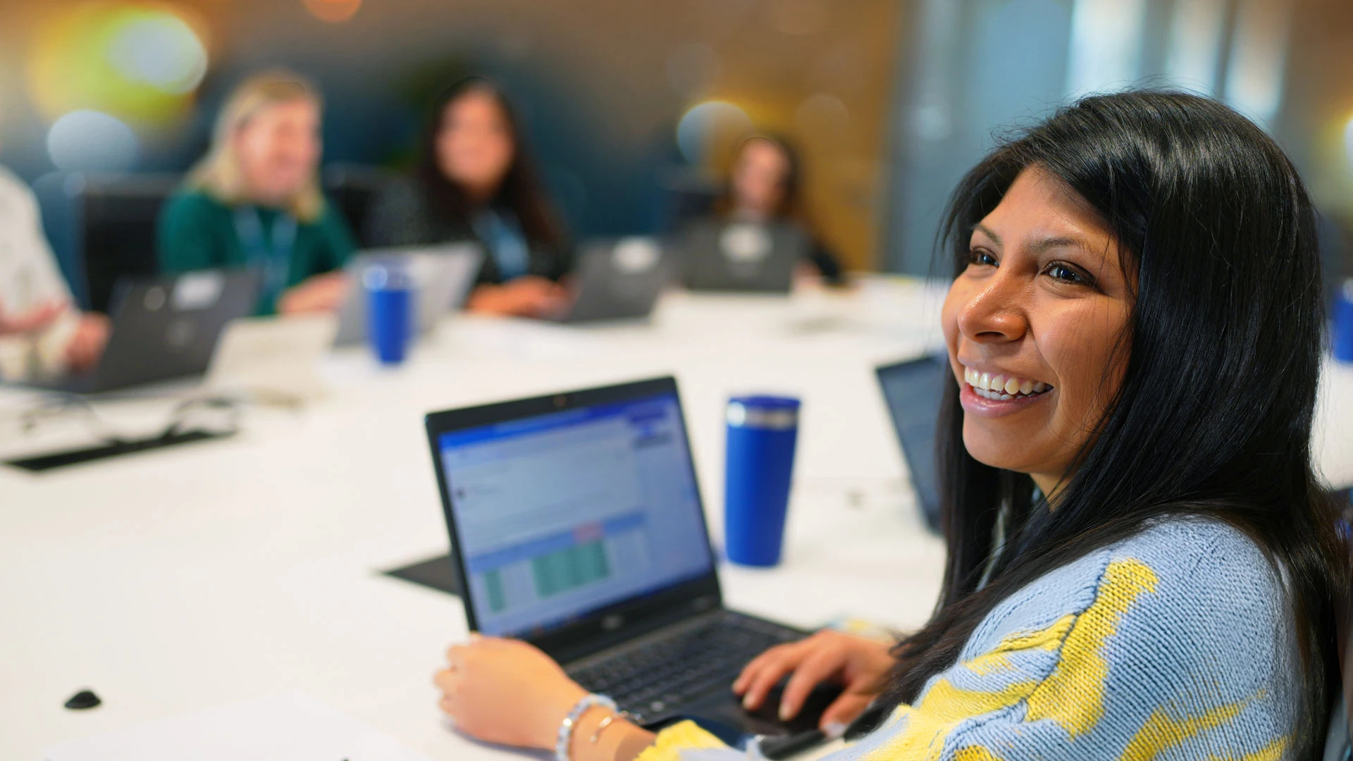 happy-woman-in-meeting