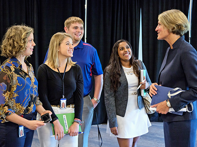 GFC Interns With Beth Ford